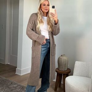 Abercrombie ribbed duster cardigan M Kathleen